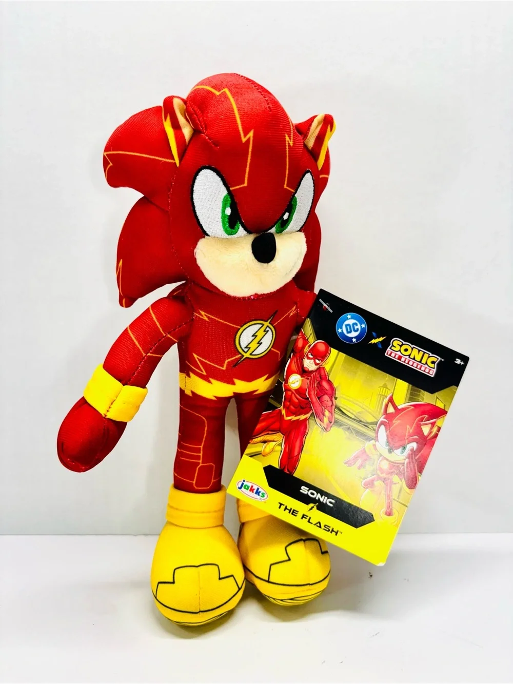 DC X Sonic The Hedgehog Knuckles As Superman & Sonic As The Flash NWT